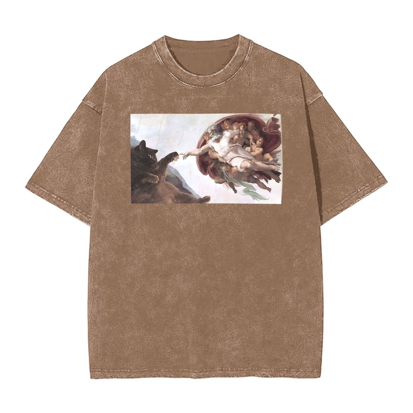 Osaka Lion The Creation of Cat Third Washed T-Shirt