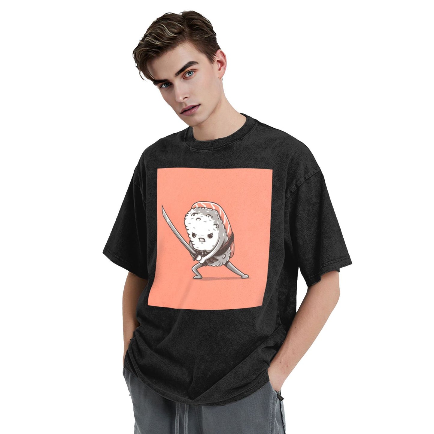 Osaka Lion Sushi - Knife Washed T-Shirt