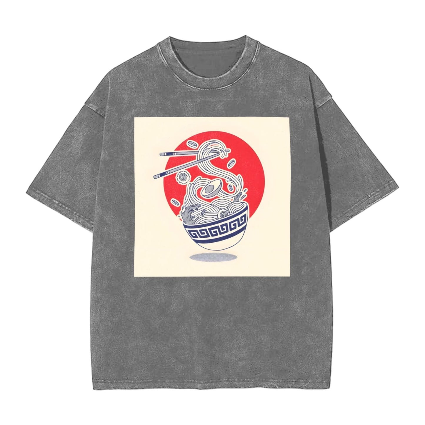Osaka Lion Ramen And Sun Washed T-Shirt