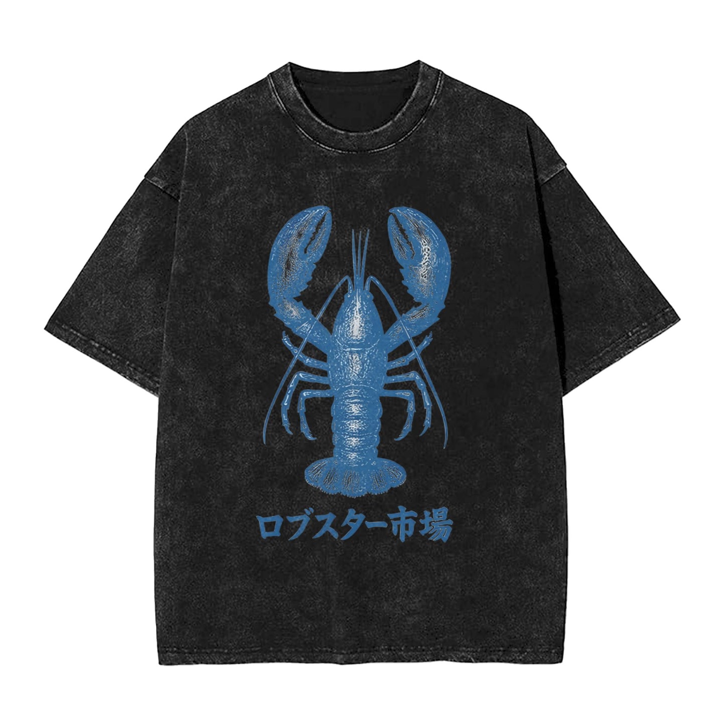 Osaka Lion Lobster Market Washed T-Shirt