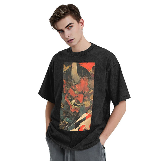 Osaka Lion Oni Washed T-Shirt