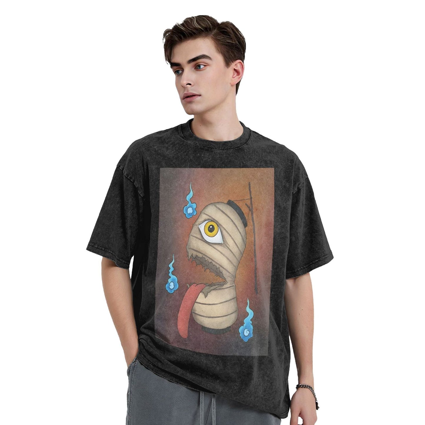 Osaka Lion Ch¨­chin Obake Washed T-Shirt