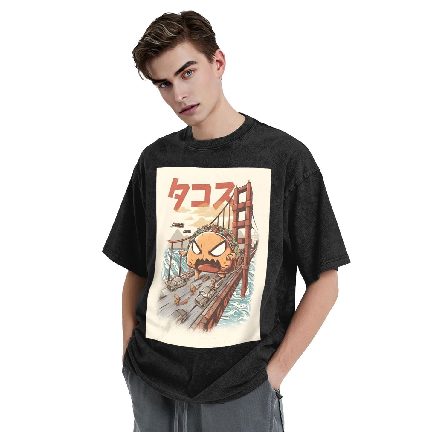 Osaka Lion Burger Yokai Washed T-Shirt