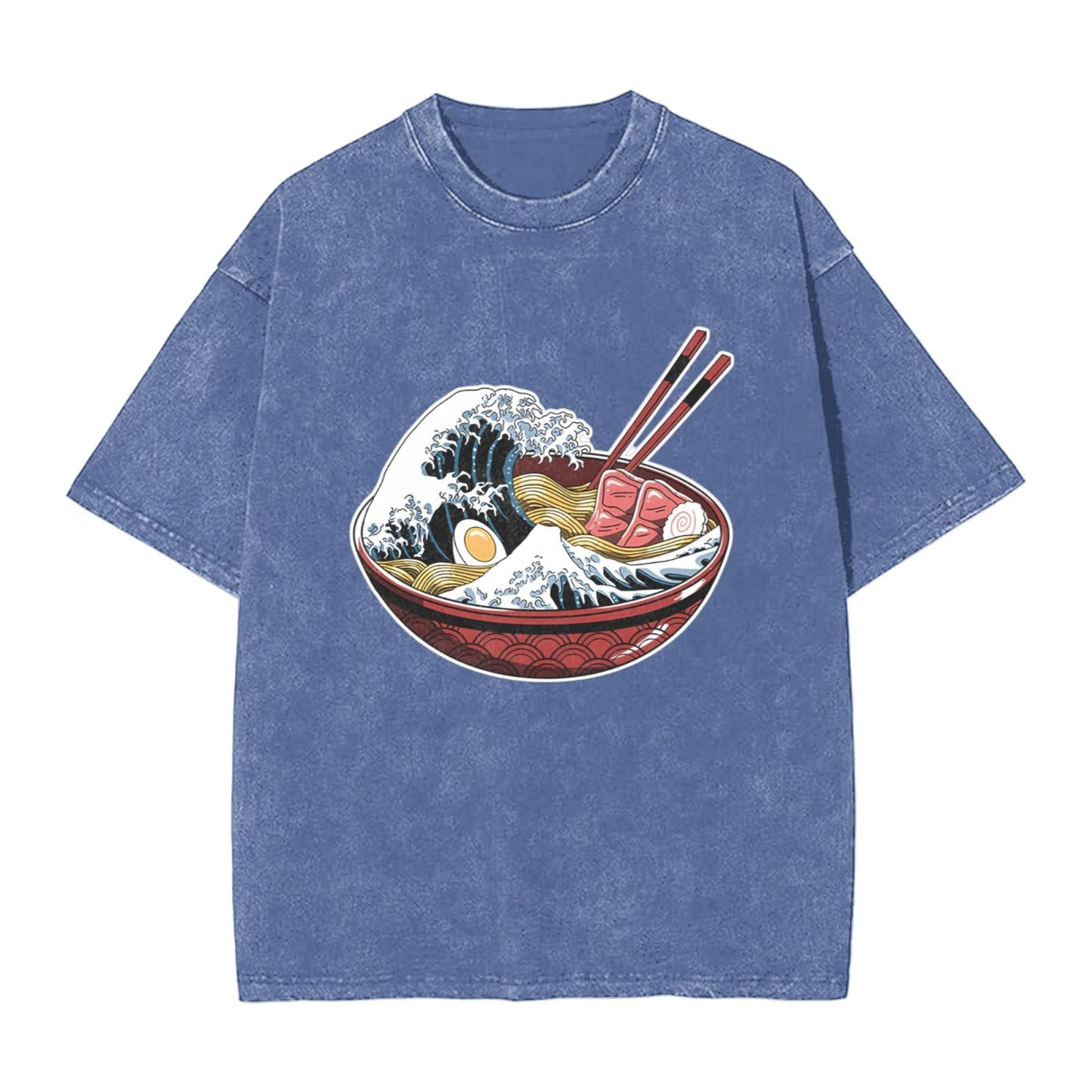 Osaka Lion Great Wave Ramen Washed T-Shirt
