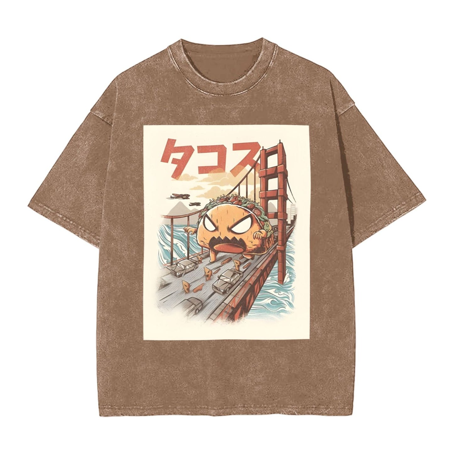 Osaka Lion Burger Yokai Washed T-Shirt