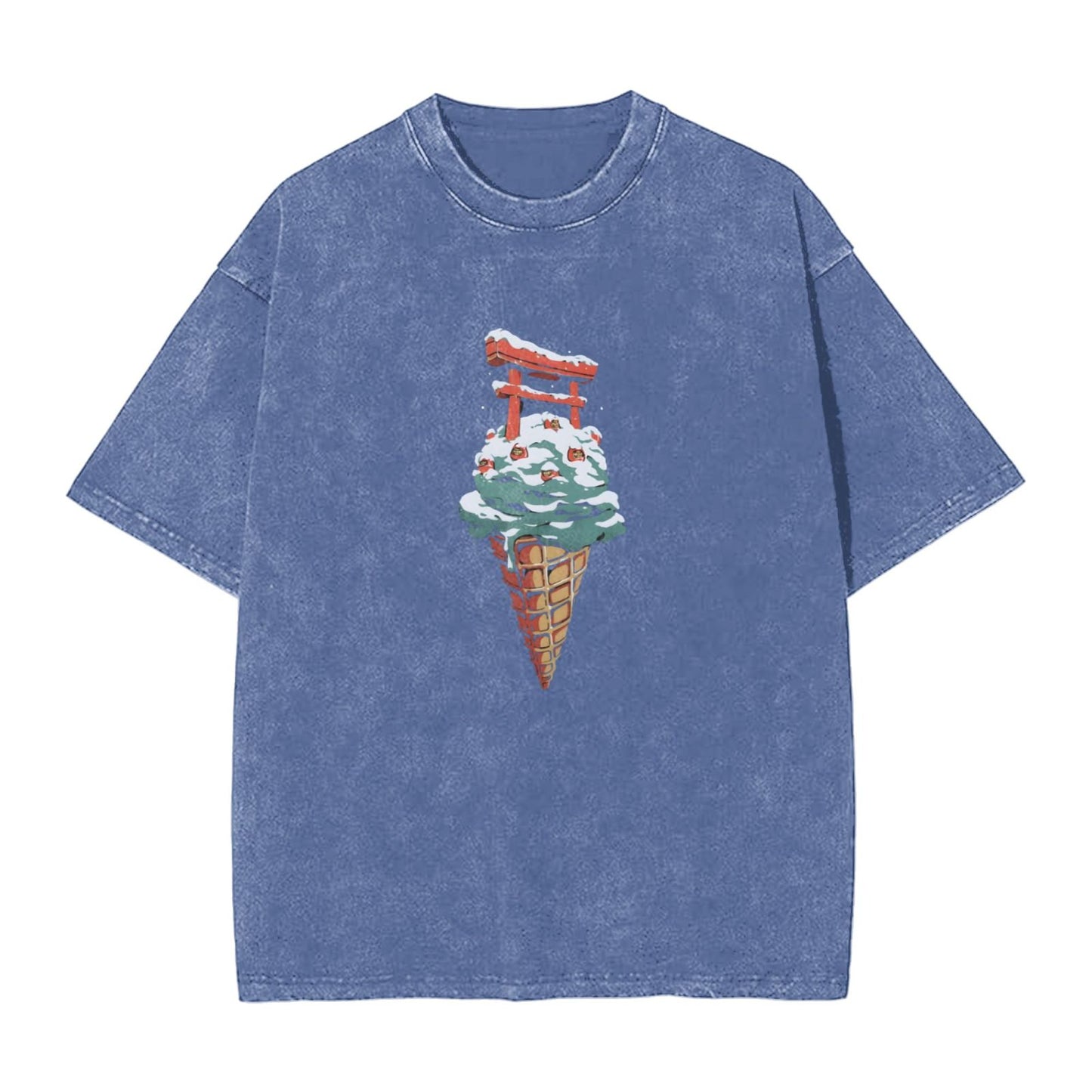 Osaka Lion Torii Ice Cream Washed T-Shirt