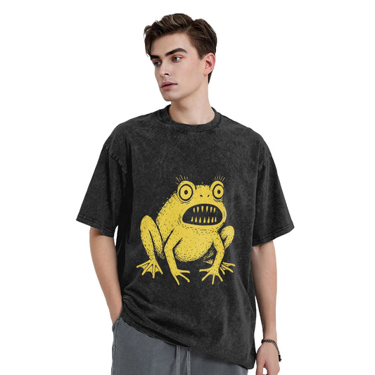 Osaka Lion Scary Frog Washed T-Shirt