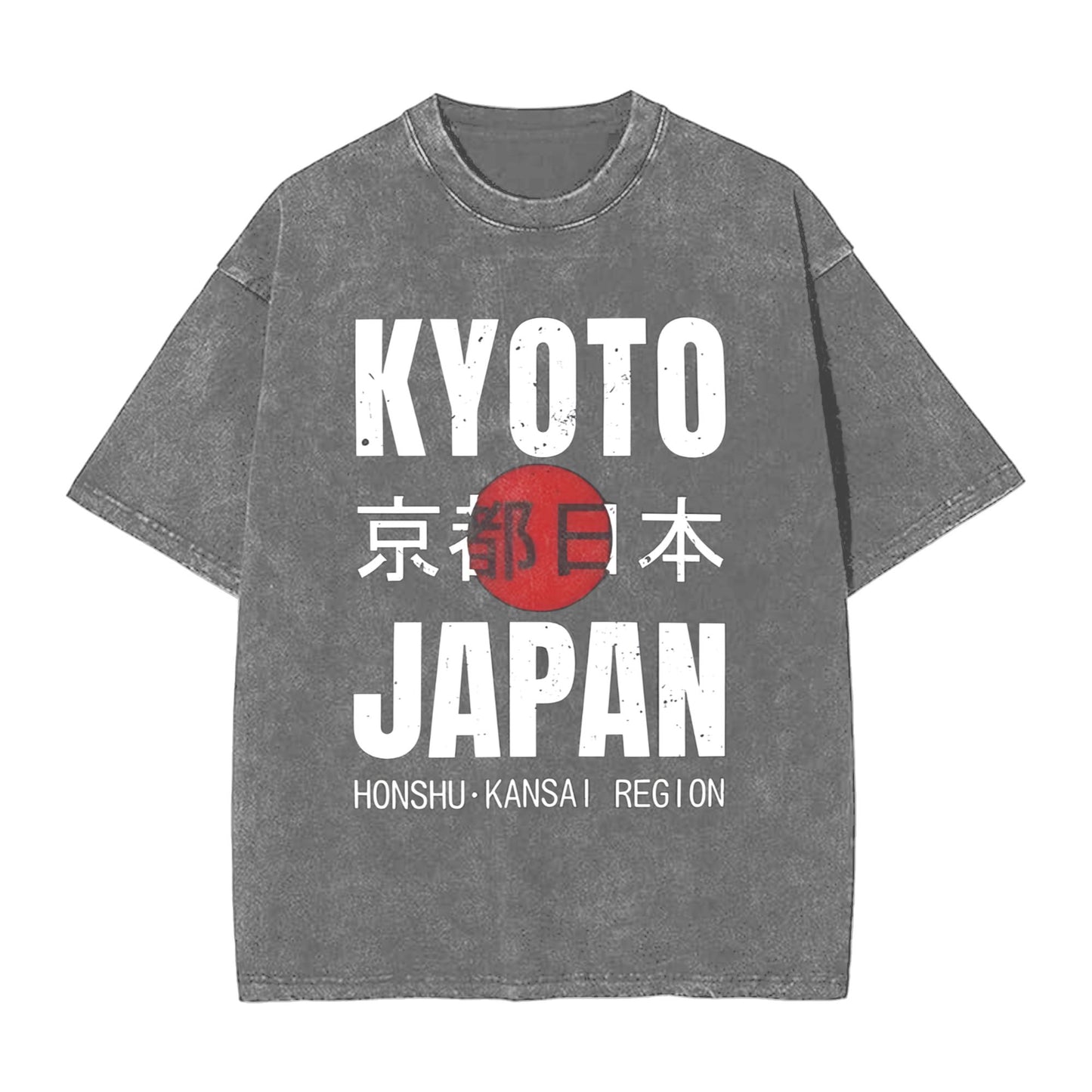Osaka Lion Kyoto Japan Retro Washed T-Shirt
