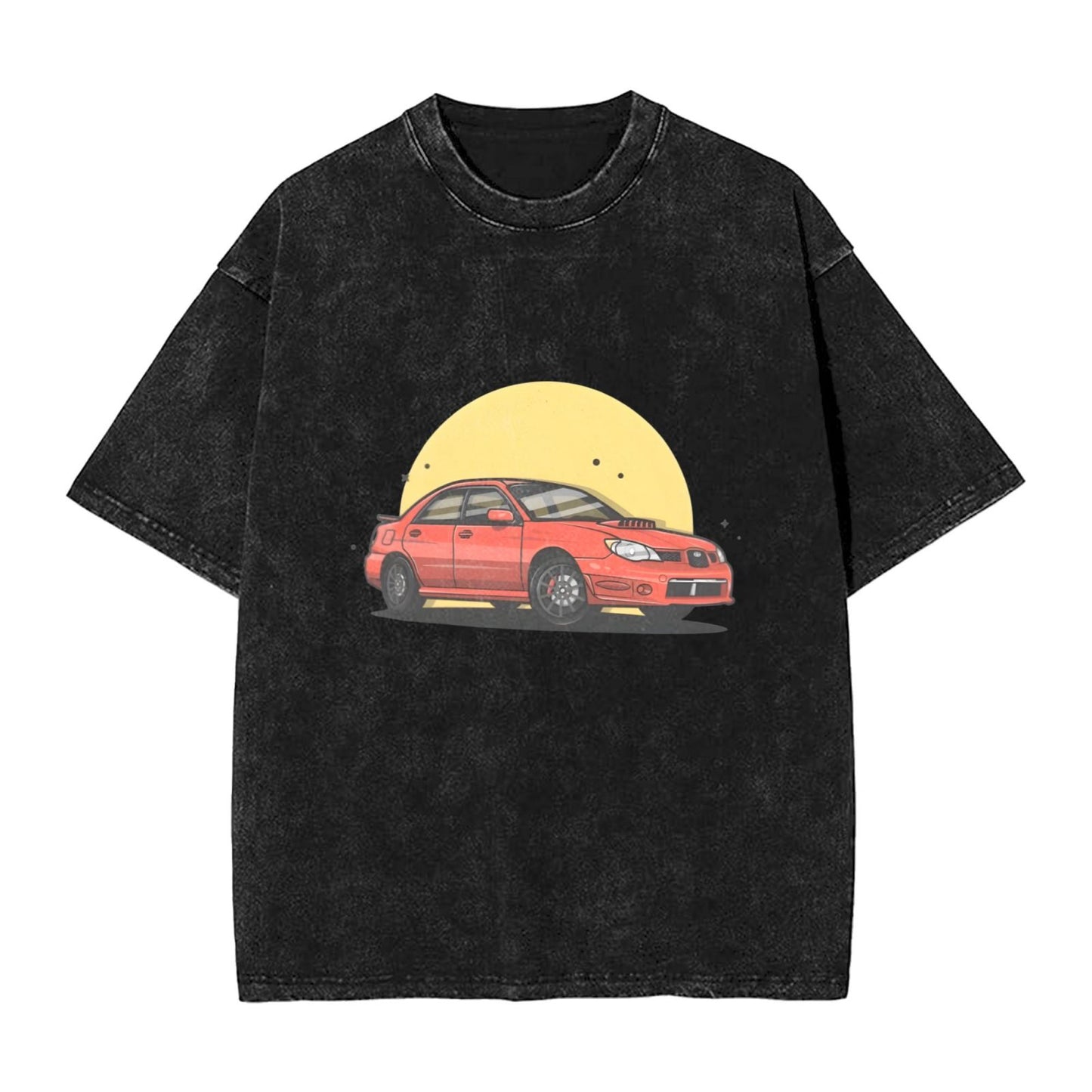 Osaka Lion Sunrise And Blue Car Washed T-Shirt
