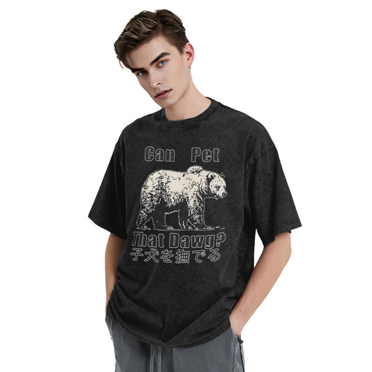 Osaka Lion Pet The Bear Washed T-Shirt