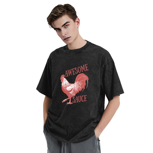Osaka Lion Excited Chicken Washed T-Shirt