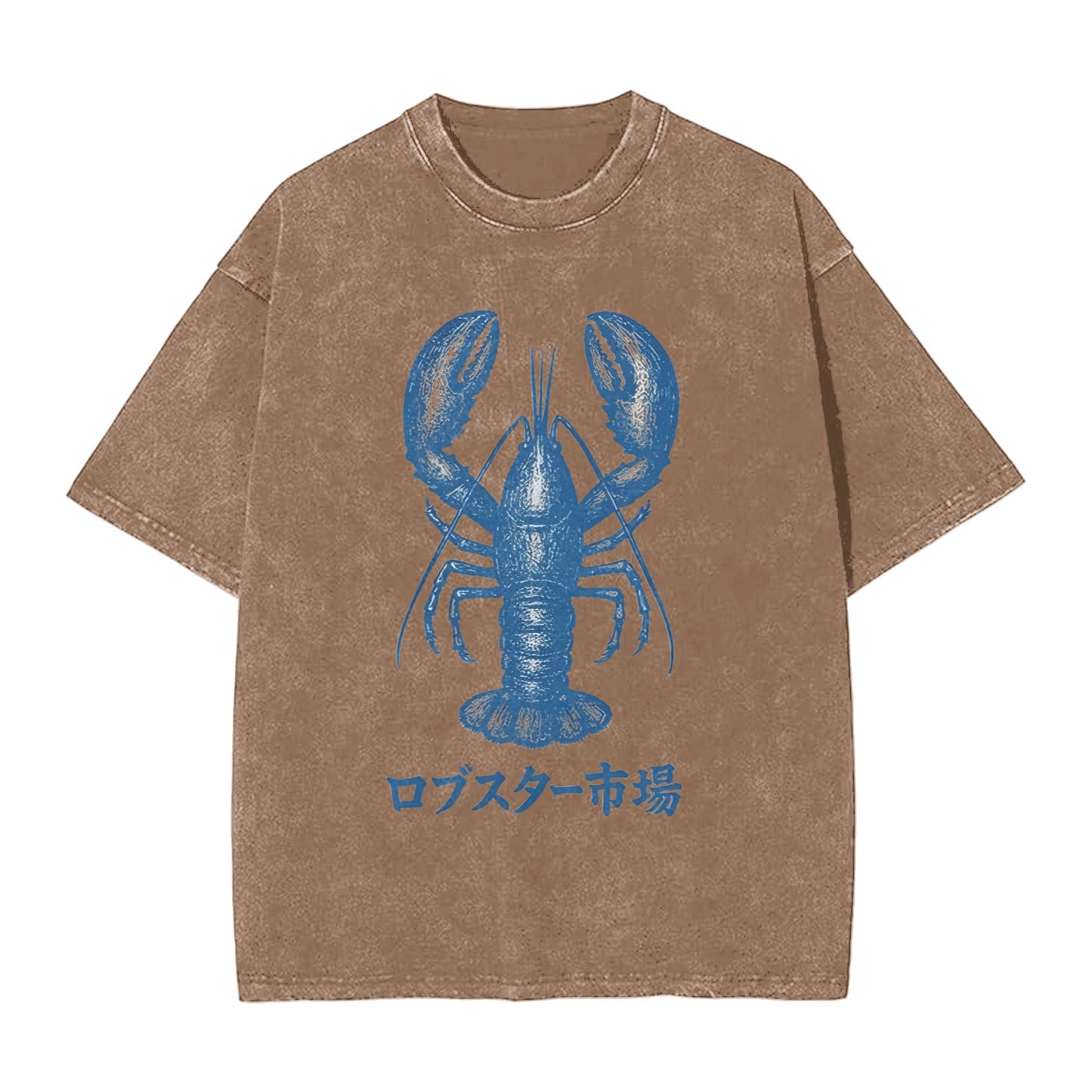 Osaka Lion Lobster Market Washed T-Shirt
