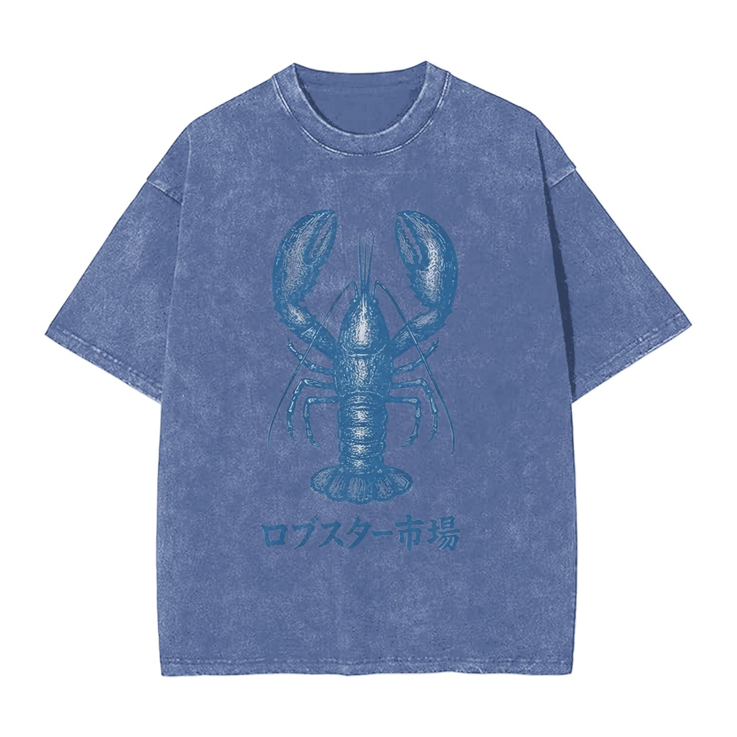 Osaka Lion Lobster Market Washed T-Shirt