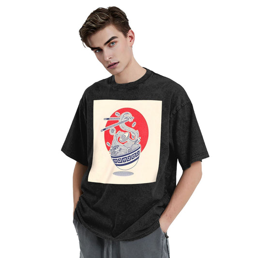 Osaka Lion Ramen And Sun Washed T-Shirt