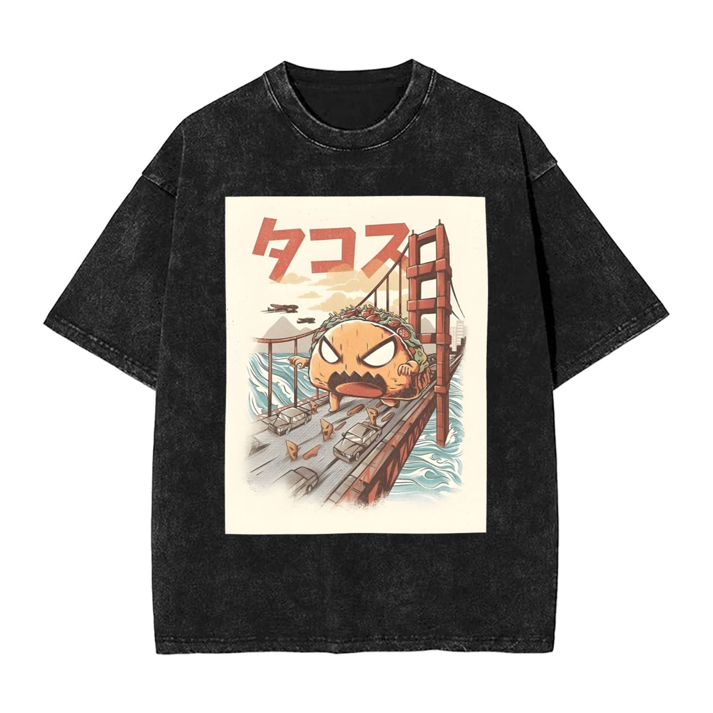 Osaka Lion Burger Yokai Washed T-Shirt