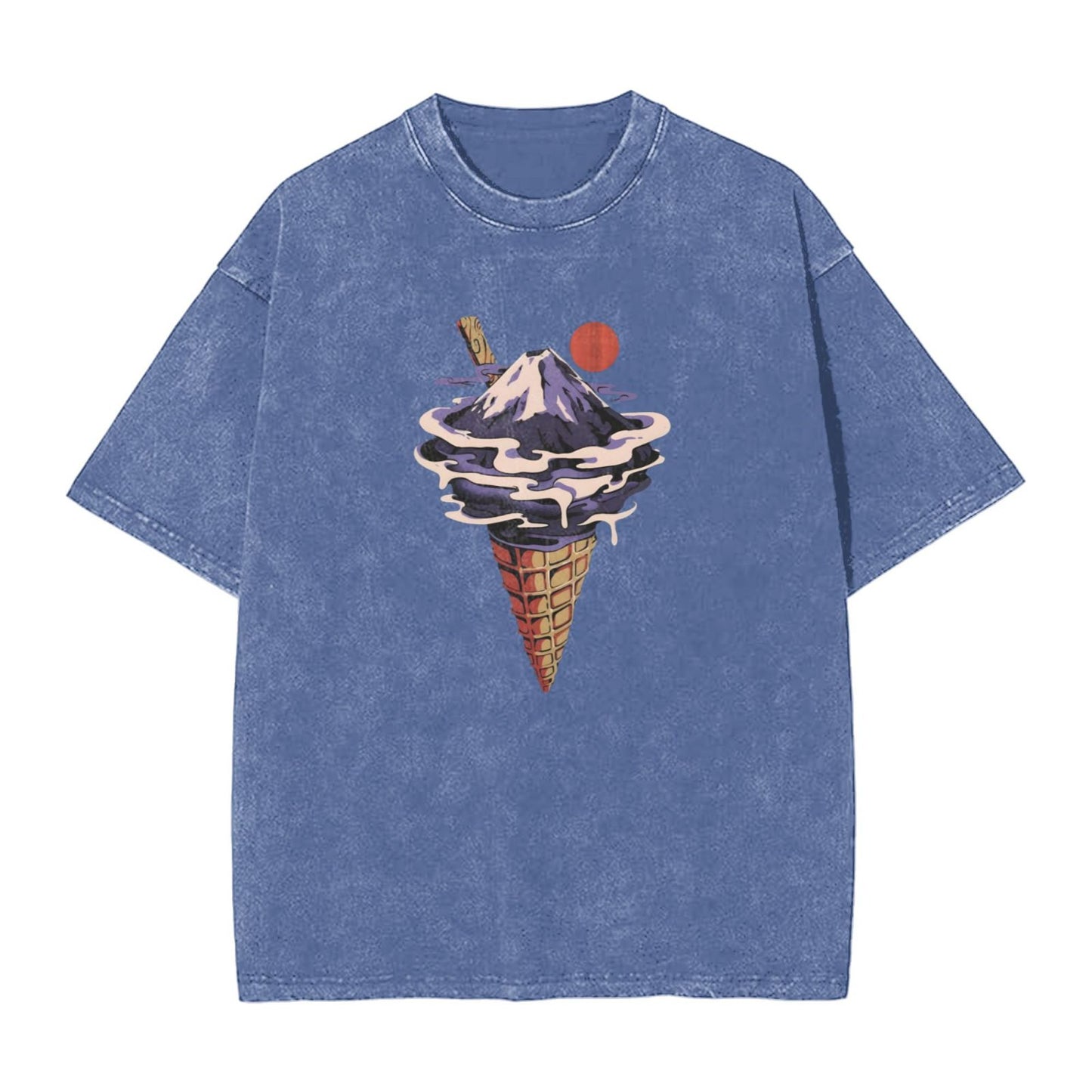 Osaka Lion Ice Cream Mountain Washed T-Shirt