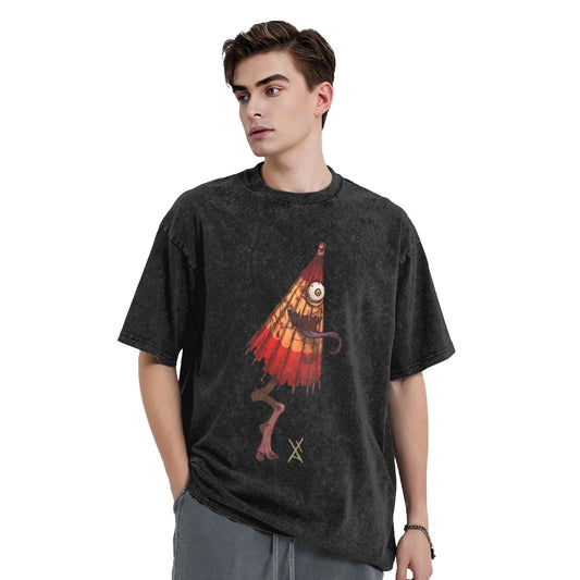 Osaka Lion Kasa-obake Washed T-Shirt