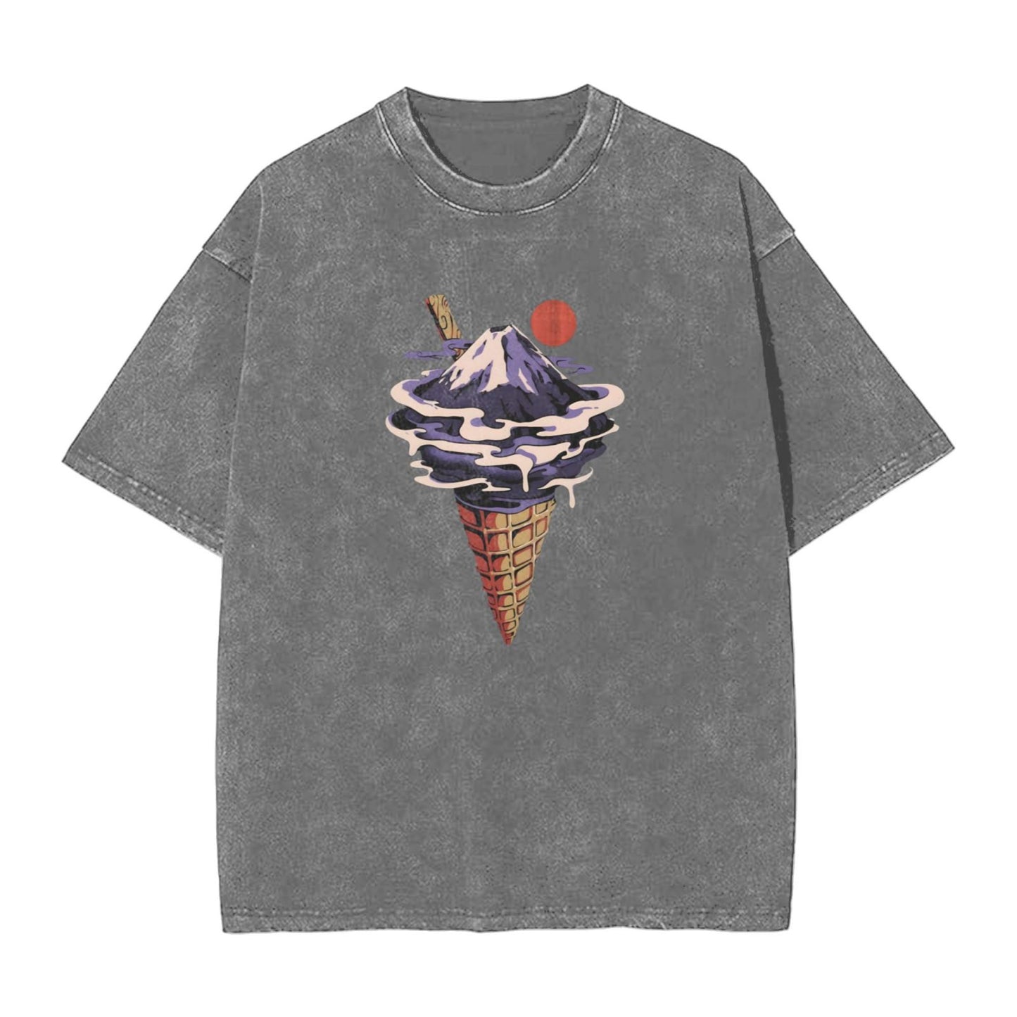 Osaka Lion Ice Cream Mountain Washed T-Shirt