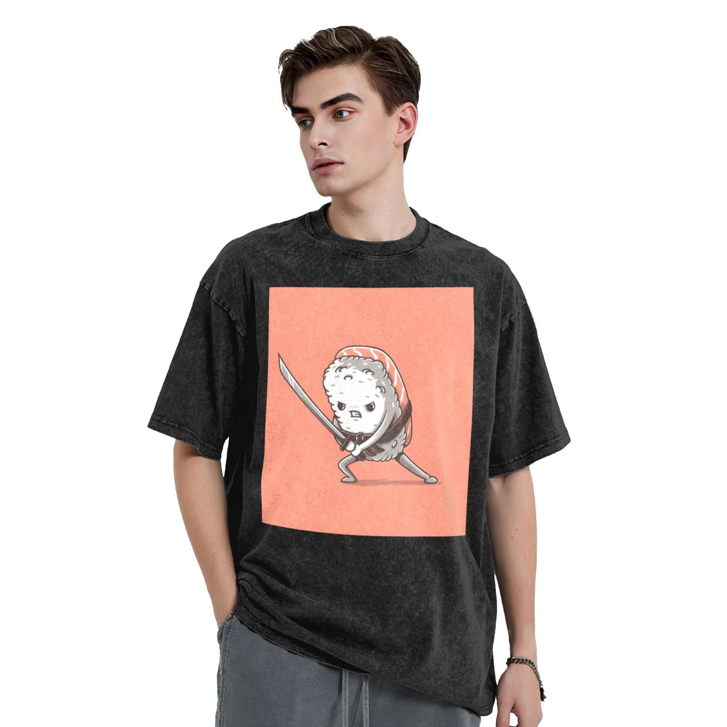Osaka Lion Sushi - Knife Washed T-Shirt