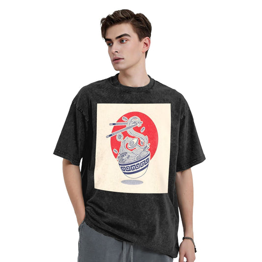Osaka Lion Ramen And Sun Washed T-Shirt