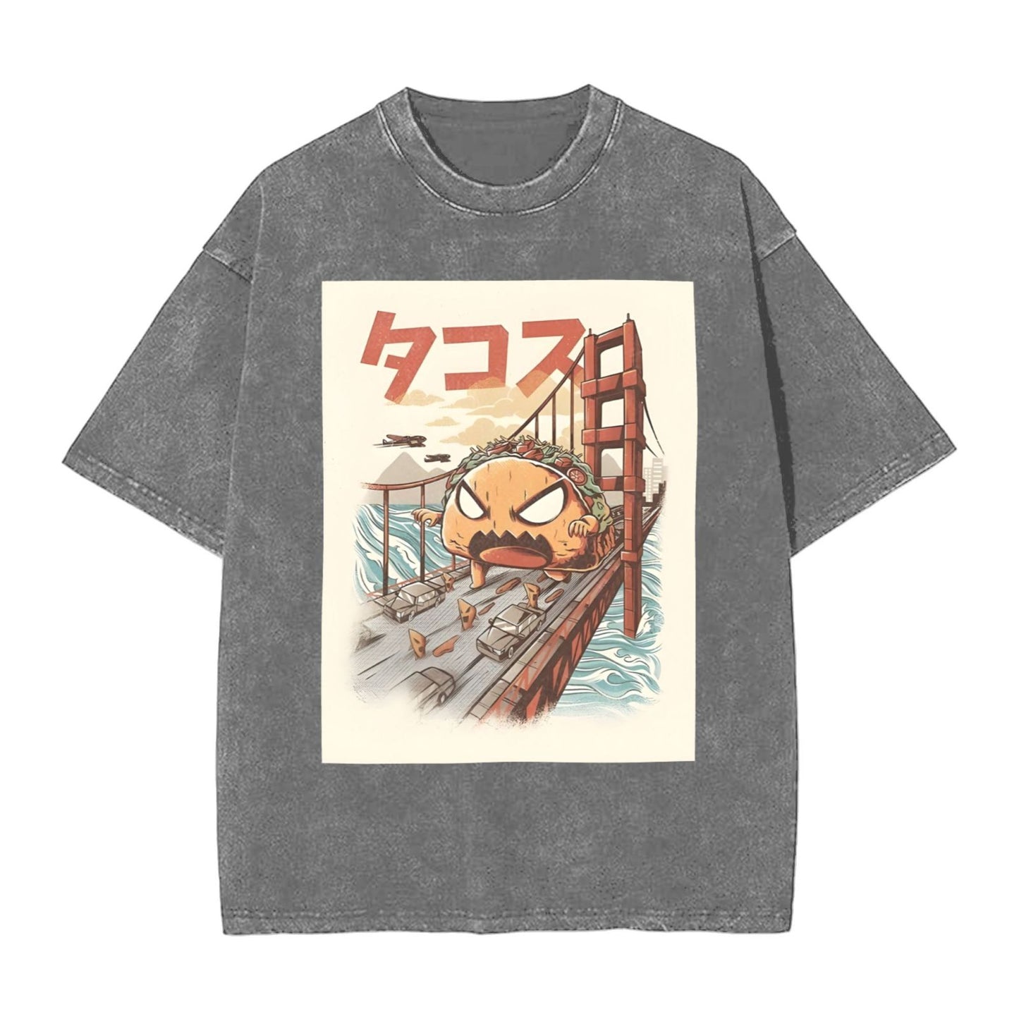 Osaka Lion Burger Yokai Washed T-Shirt