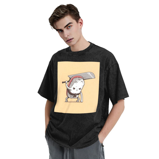 Osaka Lion Sushi - Broadsword Washed T-Shirt