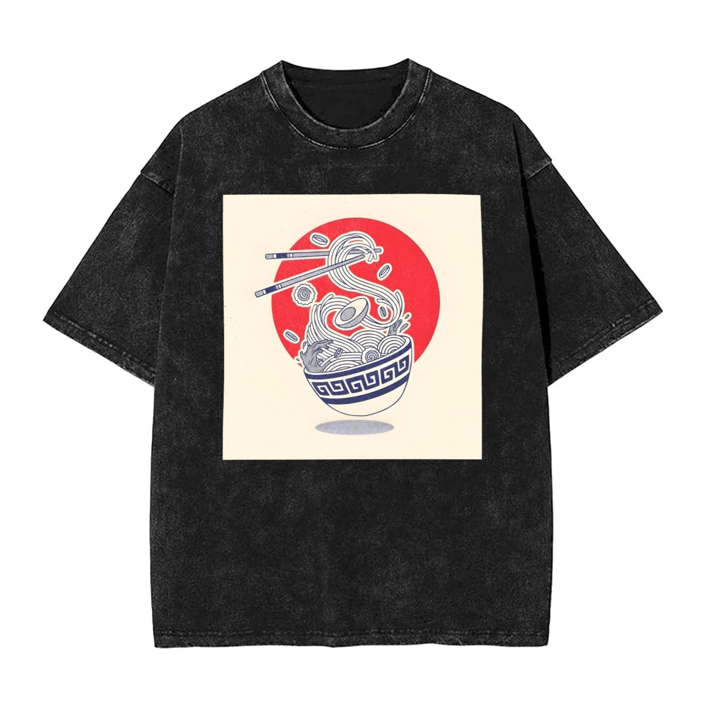 Osaka Lion Ramen And Sun Washed T-Shirt