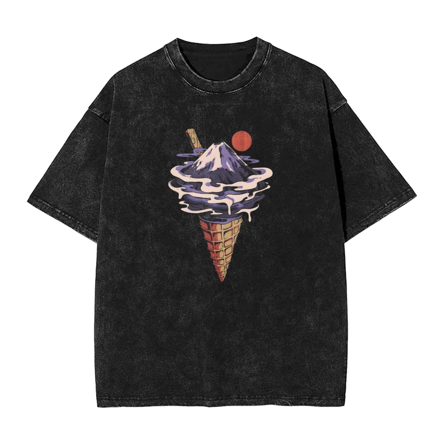 Osaka Lion Ice Cream Mountain Washed T-Shirt