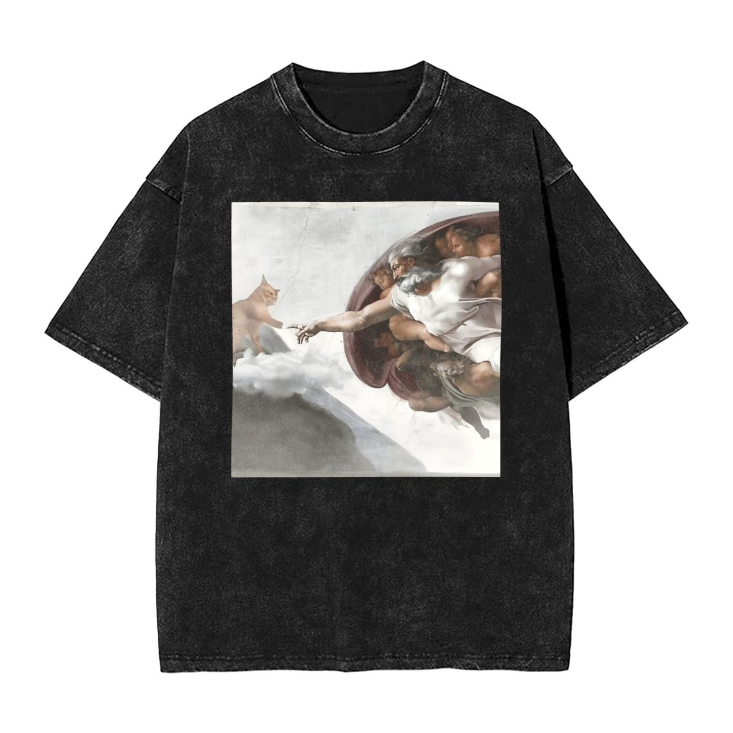 Osaka Lion The Creation of Cat Second Washed T-Shirt