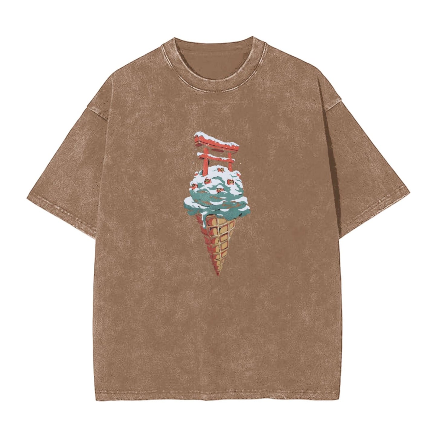 Osaka Lion Torii Ice Cream Washed T-Shirt