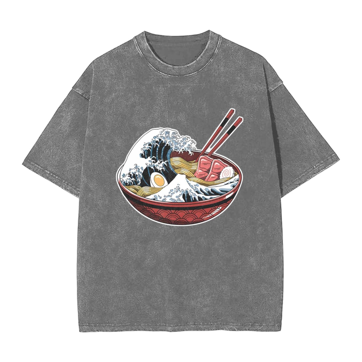 Osaka Lion Great Wave Ramen Washed T-Shirt