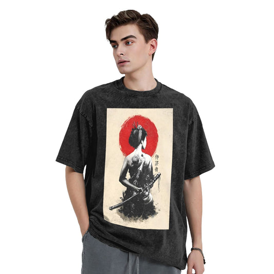 Osaka Lion Women Samurai Washed T-Shirt