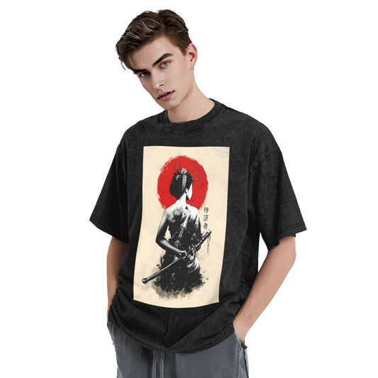 Osaka Lion Women Samurai Washed T-Shirt