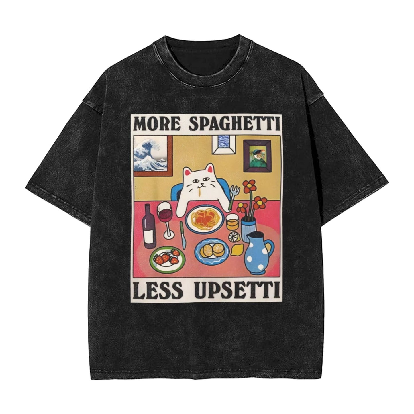 Osaka Lion More Spaghetti Less Upsetti Washed T-Shirt