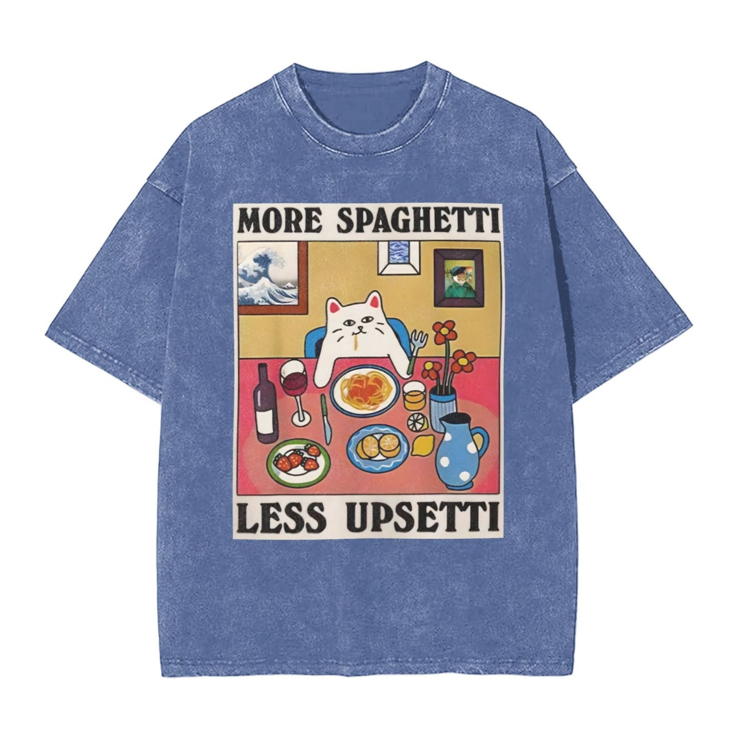 Osaka Lion More Spaghetti Less Upsetti Washed T-Shirt