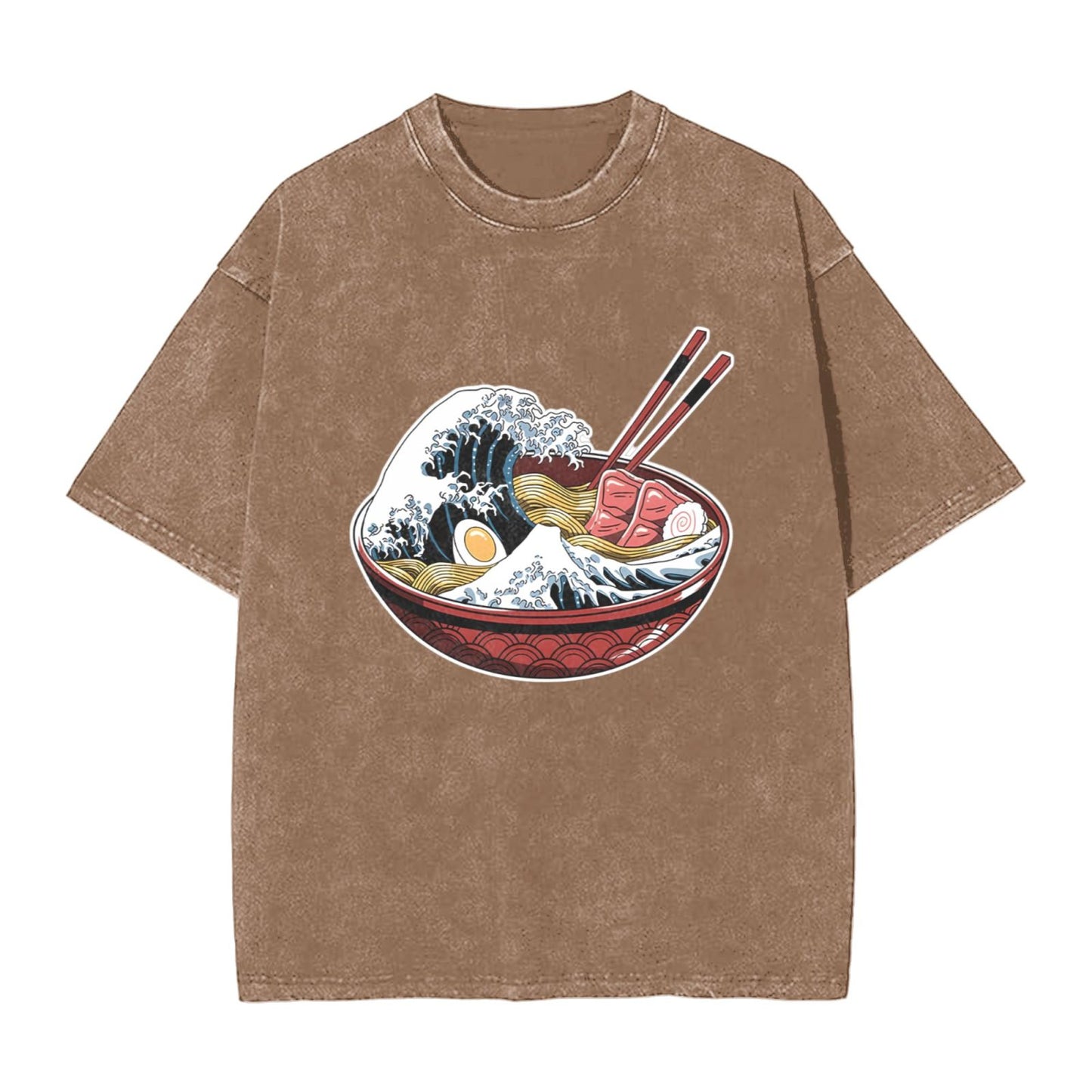 Osaka Lion Great Wave Ramen Washed T-Shirt