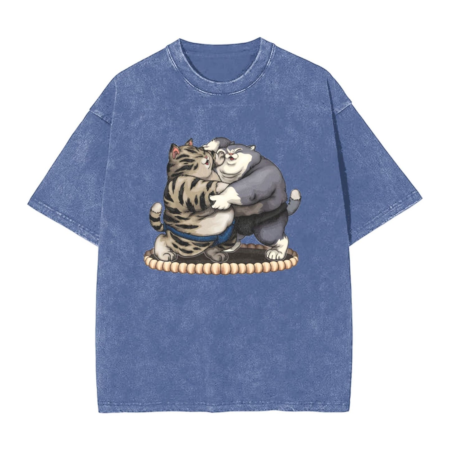 Osaka Lion Sumo Cats Washed T-Shirt