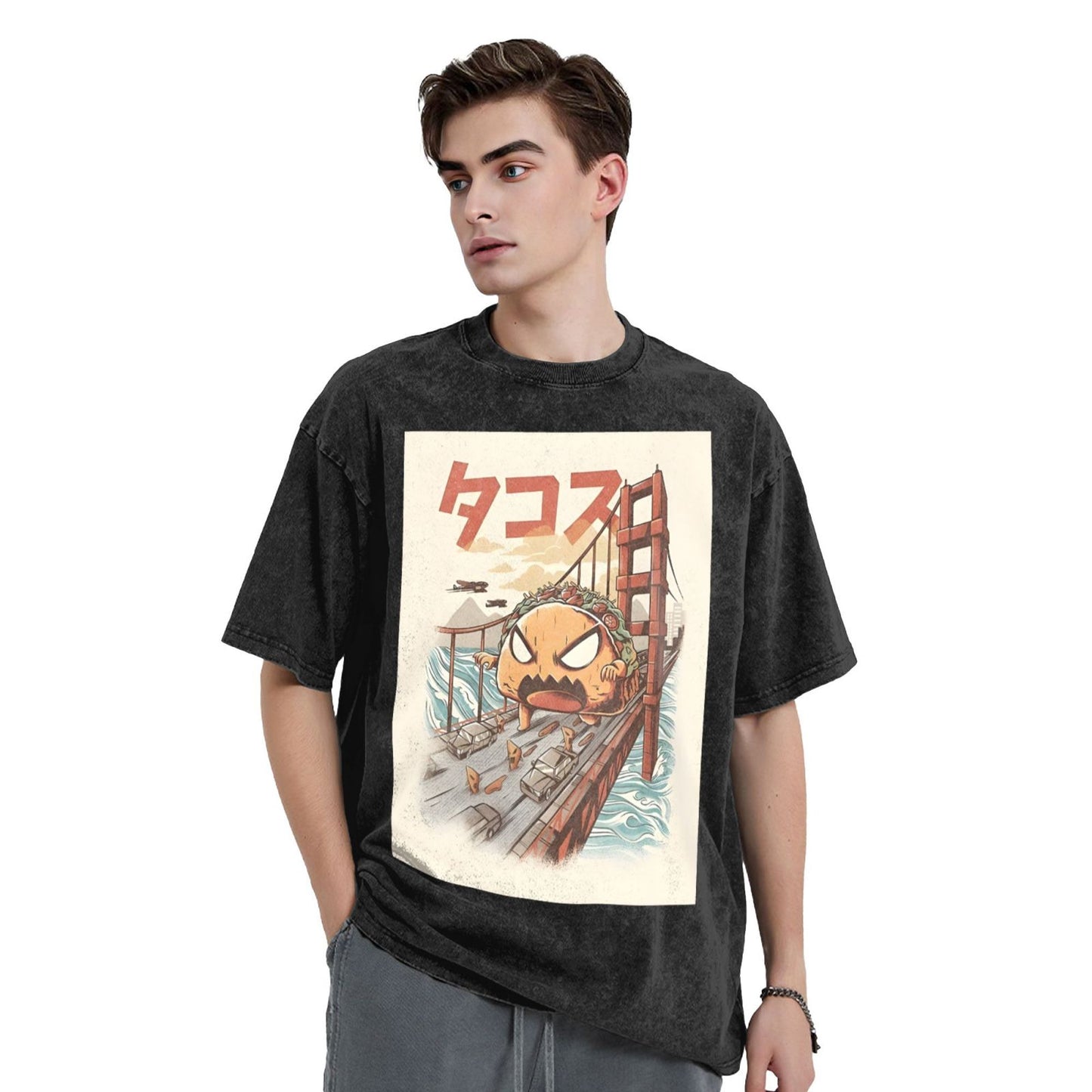 Osaka Lion Burger Yokai Washed T-Shirt