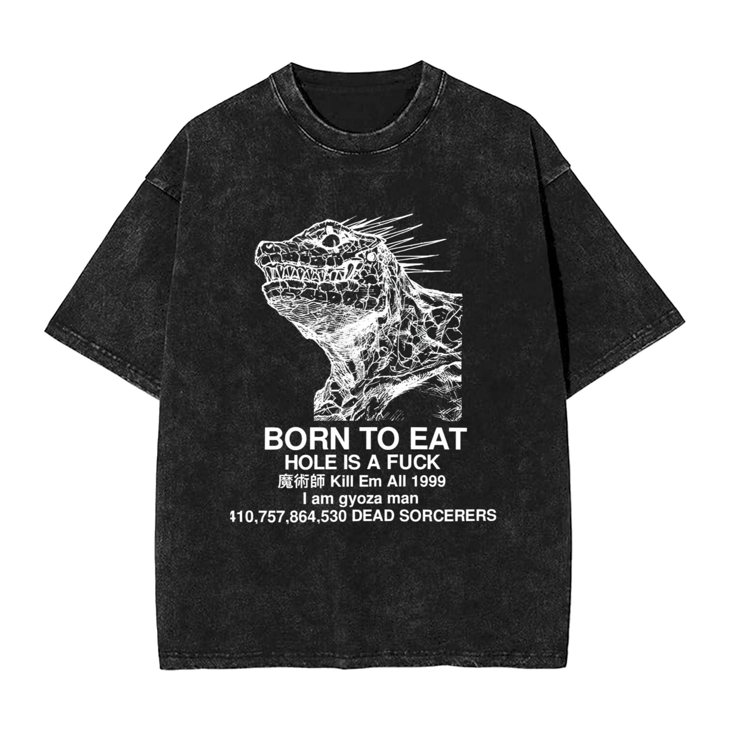 Osaka Lion Born To Eat Washed T-Shirt