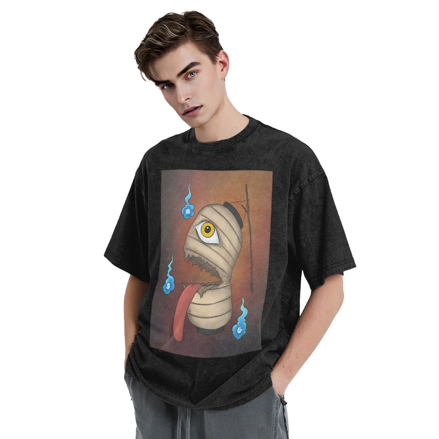 Osaka Lion Ch¨­chin Obake Washed T-Shirt