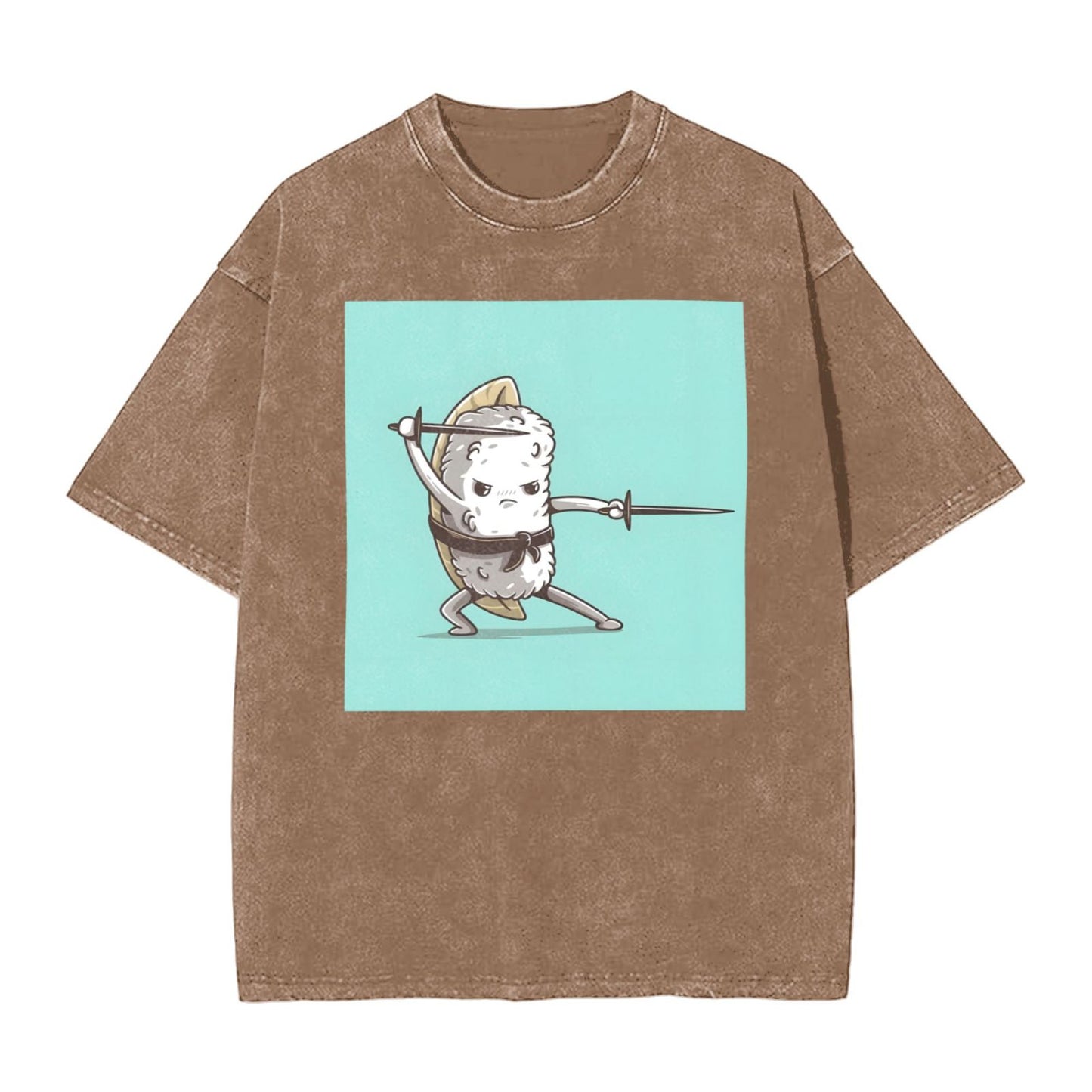 Osaka Lion Sushi - Double Swords Washed T-Shirt