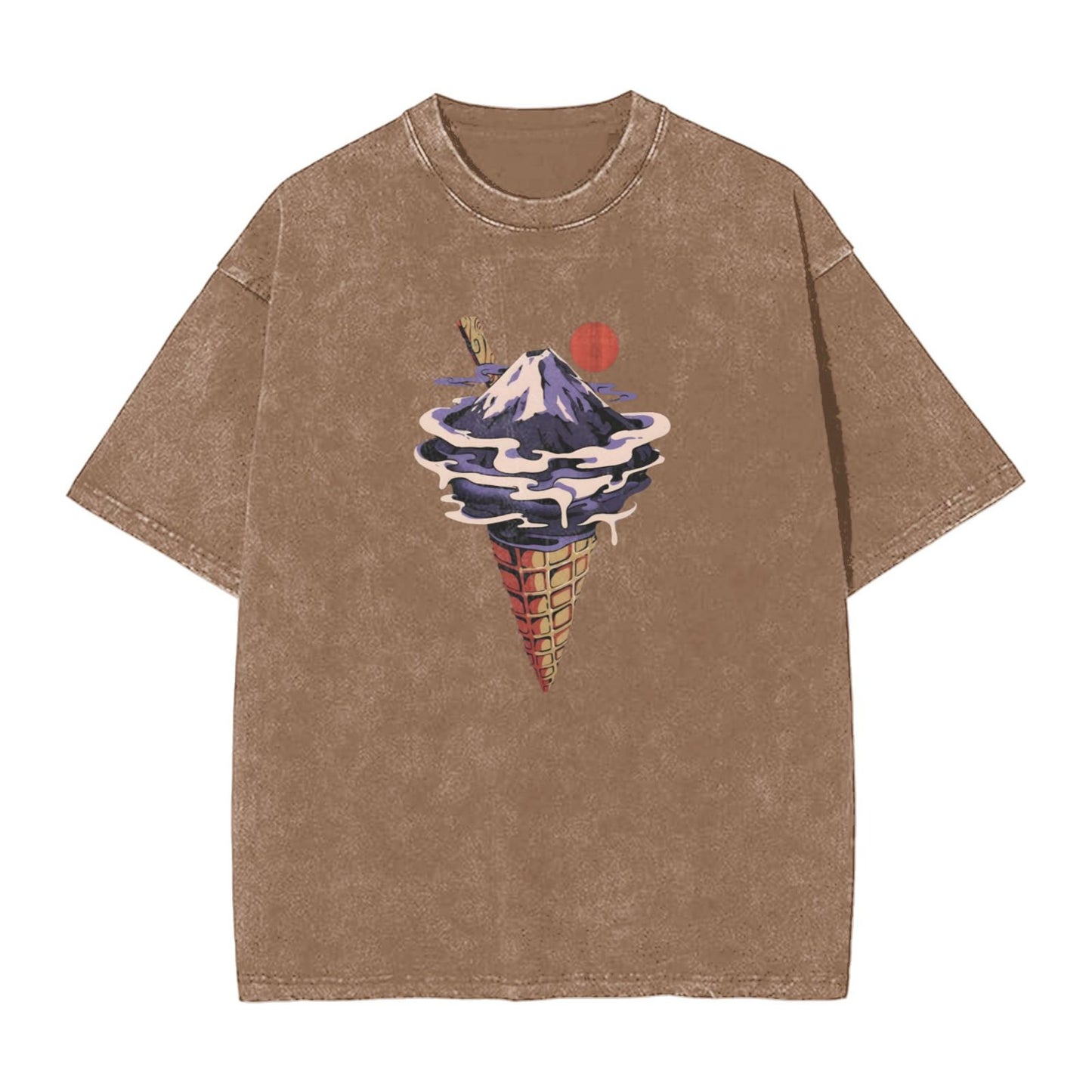 Osaka Lion Ice Cream Mountain Washed T-Shirt