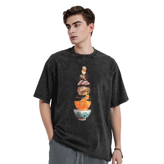 Osaka Lion Ramen Washed T-Shirt